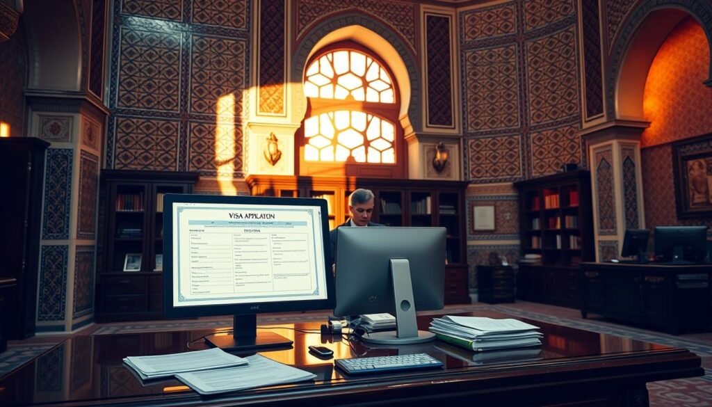 Morocco visa application process